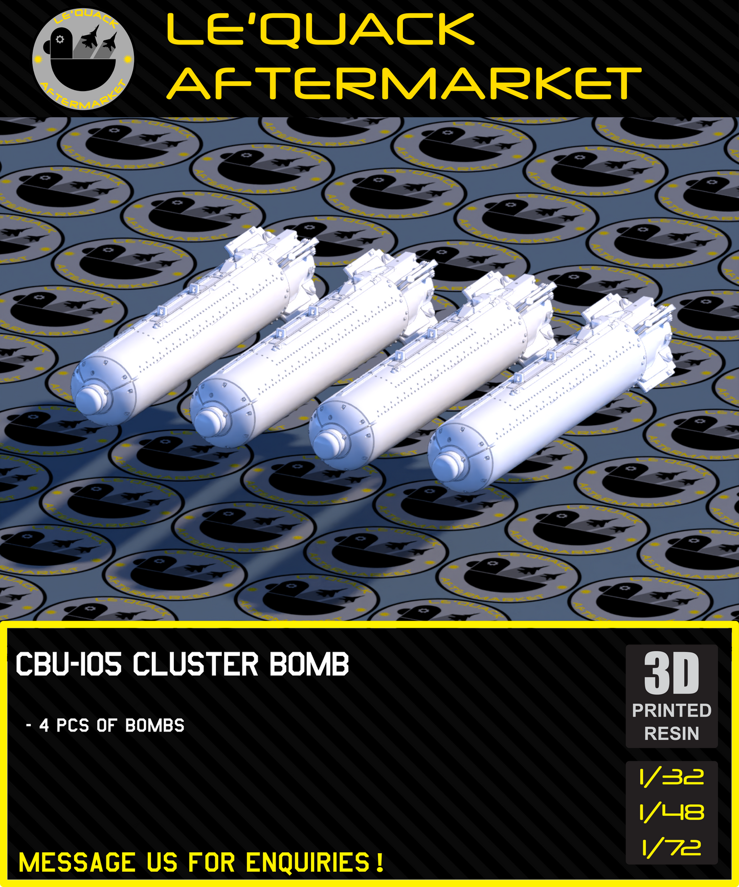 CBU-105 CLUSTER BOMB Scale Model