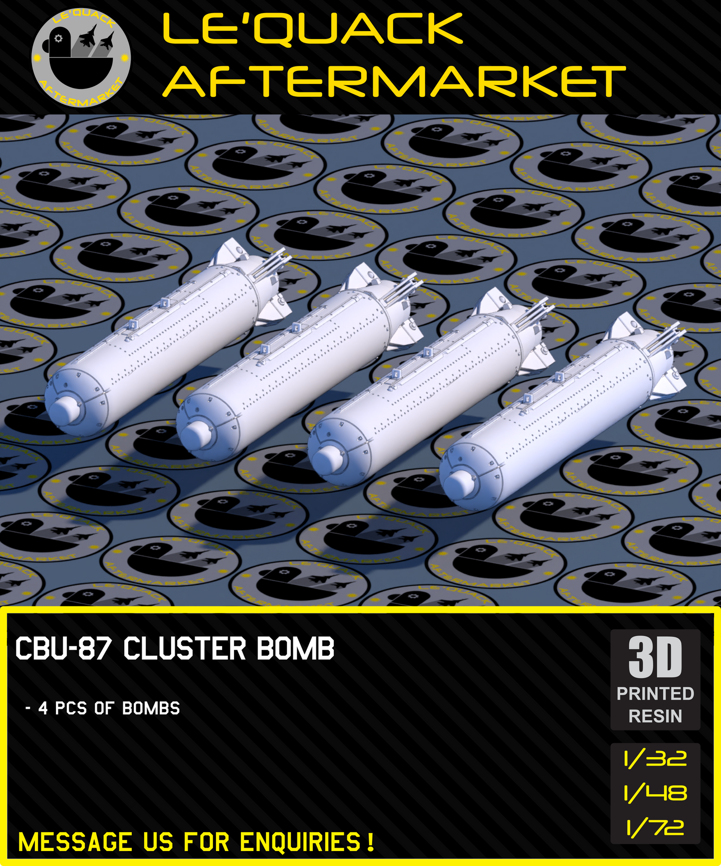 CBU-87 CLUSTER BOMB Scale Model