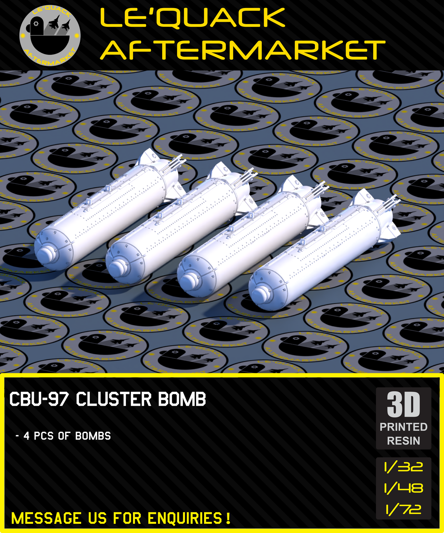 CBU-97 CLUSTER BOMB Scale Model