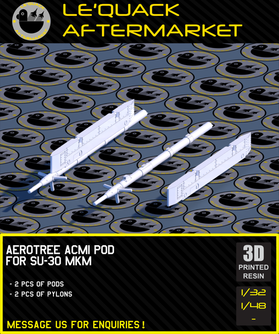 AEROTREE ACMI POD FOR SU-30MKM Scale Model