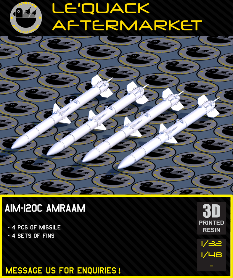 AIM-120C AMRAAM Scale Model