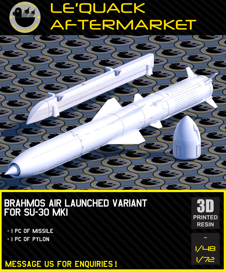 BRAHMOS AIR LAUNCHED VARIANT FOR SU-30MKI Scale Model