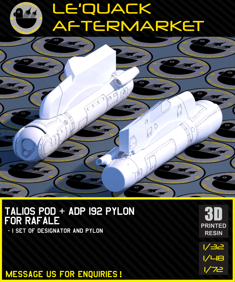 TALIOS POD + ADP 192 PYLON FOR RAFALE Scale Model